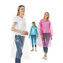 Tissu étanche personnalisé Meilleur manteau de pluie pour femmes pluvies de grande visibilité